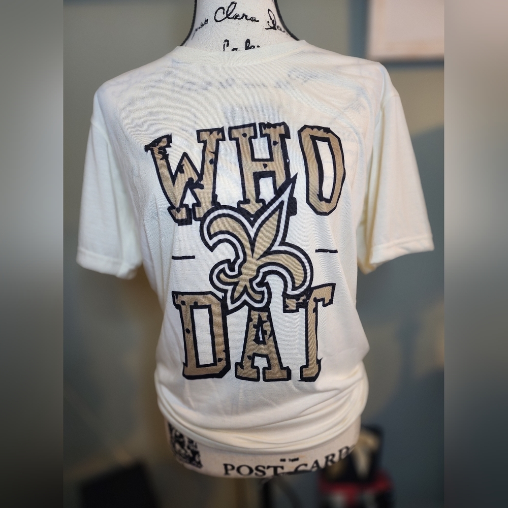 Who Dat Fleur de Lis Tee - New Orleans Football Fan Tees